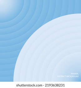 minimal Abstract background, blue color, gradient color, circle shape 