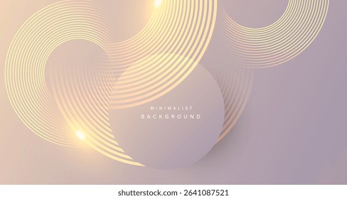 Minimal abstract background with circular wave patterns