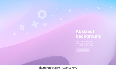 Minimal abstract background.  
Composition of geometric shapes. Vector graphic