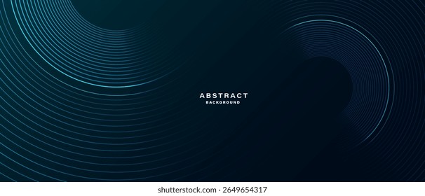 Fondo abstracto mínimo con líneas circulares concéntricas