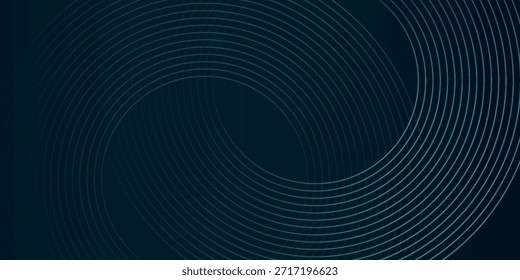 Minimaler abstrakter Hintergrund mit konzentrischen kreisförmigen Linien