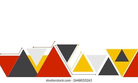 Minimal Abstract Background Design with colorful shape, line and elements. Background for Wallpaper, Social media post and cover, web, and etc for presentation.