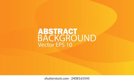 Minimal Abstract Background With Dynamic Orange Color. Motion Illustration. Trendy gradients. Can be used for advertising, marketing, presentation, landing page. Vector EPS 10