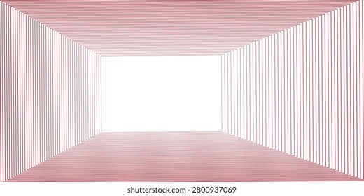 Minimal abstract background featuring concentric rectangular lines in warm orange tones forming a framed center; modern geometric pattern ideal for design, presentations, posters, and editorial layouts.


