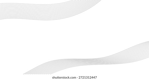 Minimal abstract background featuring smooth flowing grey lines on a white canvas.