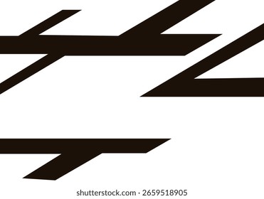 Minimal Abstract Background with Geometric Line Elements and Blank Space for Text