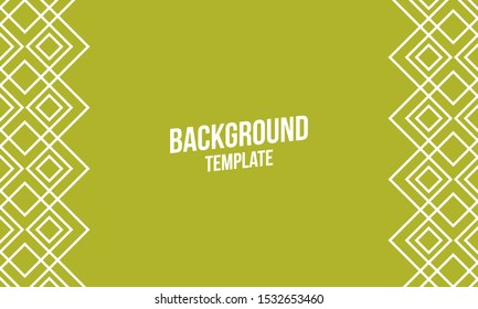 Minimal abstract background illustration. Lime, green wallpaper design vector. Modern geometric banner. Abstract line, square pattern illustration 