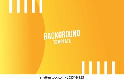 Minimal abstract background illustration. Yellow and orange gradient wallpaper design vector. Modern geometric banner. Clean abstract bar, line banner illustration