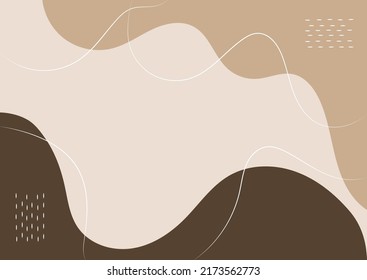 Minimal abstract background with lines and strokes. Abstract backgrounds. 
Hand drawn shapes with lines. Modern trendy vector illustrations.Pastel colors