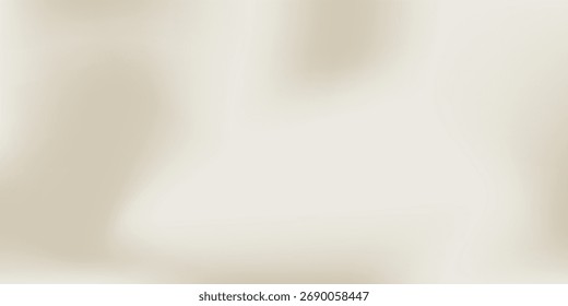 Minimaler abstrakter Hintergrund mit nackten Beigetönen und einem sanften Farbverlauf. Ideal für Banner-Vorlagen, Portfolio-Cover, moderne Benutzeroberfläche oder natürliches ästhetisches Web-Design.