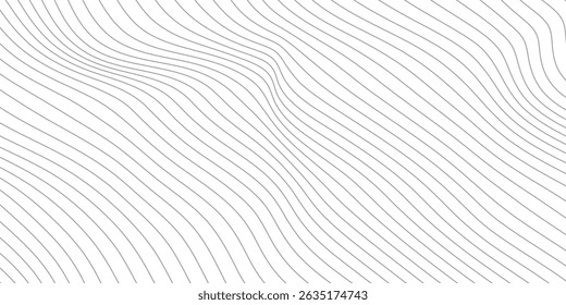 Fundo abstrato mínimo. Ilusão óptica, linhas onduladas finas.