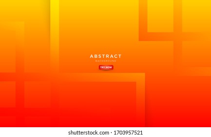 minimal abstract background with orange color, symmetrical square background.