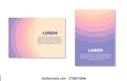 Minimal abstract background. purple and yellow.