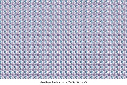 Minimal abstract background with rounded geometric shapes and soft gradients in digital lavender, aqua sky, graphite gray, and silver tones, futuristic and calming feel