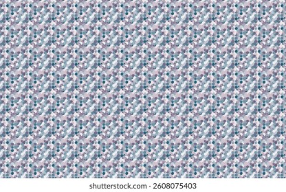 Minimal abstract background with rounded geometric shapes and soft gradients in digital lavender, aqua sky, graphite gray, and silver tones, futuristic and calming feel