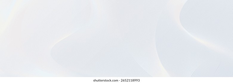 Minimaler abstrakter Hintergrund mit sanften Pastellwellen und feinen Farbverlauf-Linien.