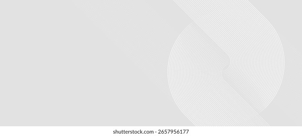 Minimal abstract background with soft curved white lines on light grey. Clean, modern, and elegant design perfect for tech, branding, web, or corporate use.

