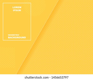 Minimal abstract background texture, Sale banner template design, bright poster. Big sale special offer, Banner yellow background, Paper cut style, Yellow stripes and shapes, vector illustration.