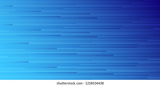 Minimal Abstract Background with Trendy 2019 Color Gradient of Blue and digital glitch stripes