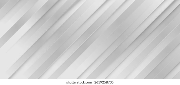 Minimal abstract background with white diagonal lines and soft shadows for modern design