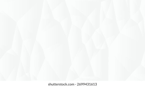 Minimal abstract background with white polygon shapes and subtle gradients. Perfect for modern design, presentations, business templates, or clean minimalist themes.