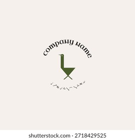 Minimal Abstract Bird Logo Design
Modern Origami Style Animal Icon for Branding
Creative Geometric Logo on Neutral Background