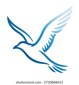 Diseño abstracto mínimo del logotipo del pájaro en un estilo plano limpio del Vector. Símbolo negro u otro monocromo aislado en un fondo blanco adecuado para uso corporativo, tecnológico, financiero, creativo y de marca.