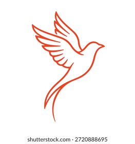 Diseño abstracto mínimo del logotipo del pájaro en un estilo plano limpio del Vector. Símbolo negro u otro monocromo aislado en un fondo blanco adecuado para uso corporativo, tecnológico, financiero, creativo y de marca.