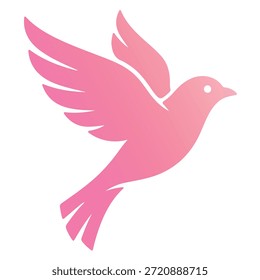 Diseño abstracto mínimo del logotipo del pájaro en un estilo plano limpio del Vector. Símbolo negro u otro monocromo aislado en un fondo blanco adecuado para uso corporativo, tecnológico, financiero, creativo y de marca.