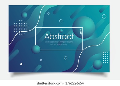 Minimal abstract Blue background  design