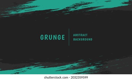 Minimal Abstract Blue Cyan Frame Grunge Sport Design In Black Background