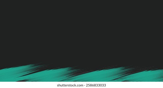 Minimal Abstract Blue Cyan Frame Grunge Sport Design In Black Background