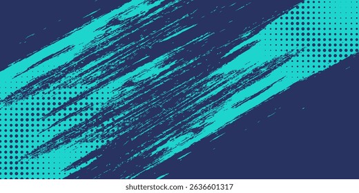 Minimal Abstract Blue Cyan Frame Grunge Sport Design In Dark Background modern grunge background