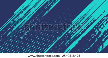 Minimal Abstract Blue Cyan Frame Grunge Sport Design In Dark Background modern grunge background