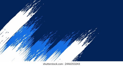 Minimal Abstract Blue Frame Sport Grunge Design On Dark Background	arts rough modern