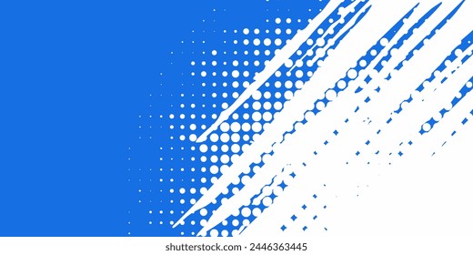 Minimal Abstract Blue Frame Sport Grunge Design On Dark Background	
