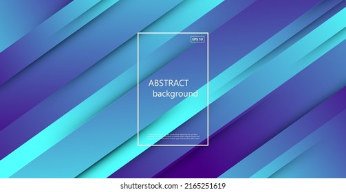 Minimal abstract blue gradient geometric background with gradient colors. Eps10 vector.