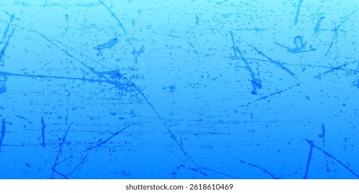 Minimal abstract blue grunge scratch background. modern vector