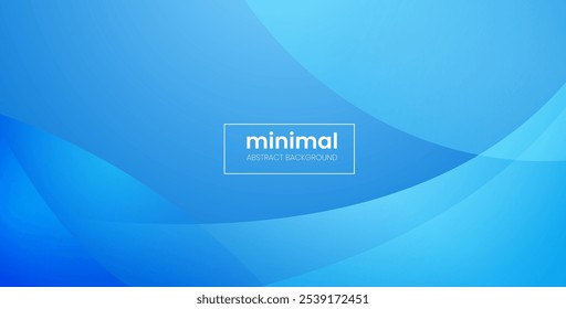 minimal abstract blue liquid gradient color with simple shape cool trendy design banner background. eps10 vector