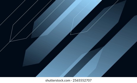 minimal abstract blue liquid gradient color with simple shape cool trendy design banner background. eps10 vector