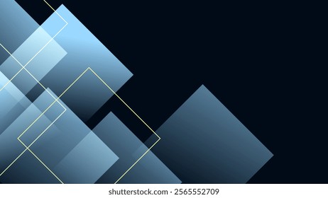 minimal abstract blue liquid gradient color with simple shape cool trendy design banner background. eps10 vector