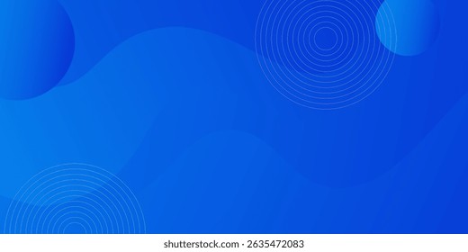 Minimal abstract blue wave background. Modern concept background. Realistic wave with simple geometric pattern. Eps10 vector
