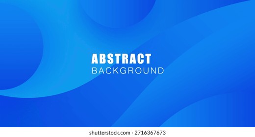 Fondo de onda azul abstracto mínimo. Fondo de concepto moderno. Onda realista con patrón geométrico simple. Vector Eps10