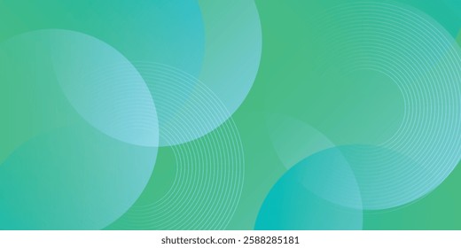 minimal abstract bright blue and green gradient illustration background with simple geometric pattern. modern and cool design