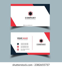 Minimal and abstract business card