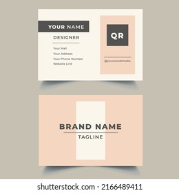 Minimal Abstract Business Card Template 