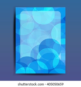 Minimal abstract circle background, Design for business, Template brochure, annual, report, book, flyer, poster, Vector illustration EPS 10