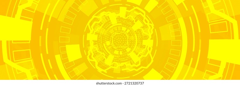 Minimal abstract circle design with bright halftone dots decoration. Modern simple future geometric pattern element