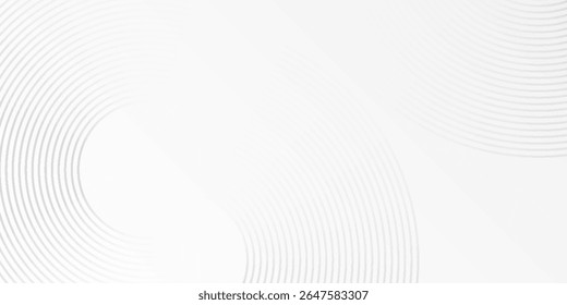 Minimal Abstract Circular Line Background. Modern trendy design in Vector Illustration