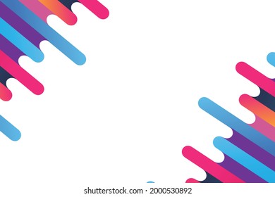 Minimal abstract colorful geometric background design, vector illustration flat design. Liquid paint colorful abstract for banner, card, poster, flyer.